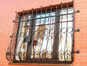 кованые решетки на окна Бронницы